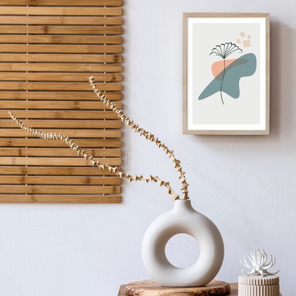 Modern Minimalist Abstract Nature Boho Wall Art Print Home Decor [No Fra… - Picture 4 of 5